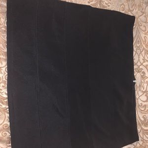 Black plus size skirt